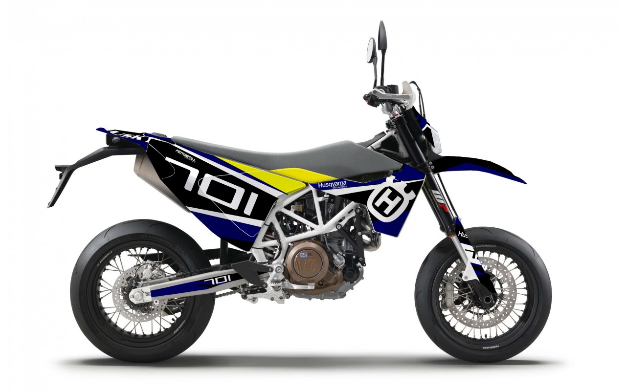 HUSQVARNA 701 GRAPHIC STICKER SET - DECAL KIT