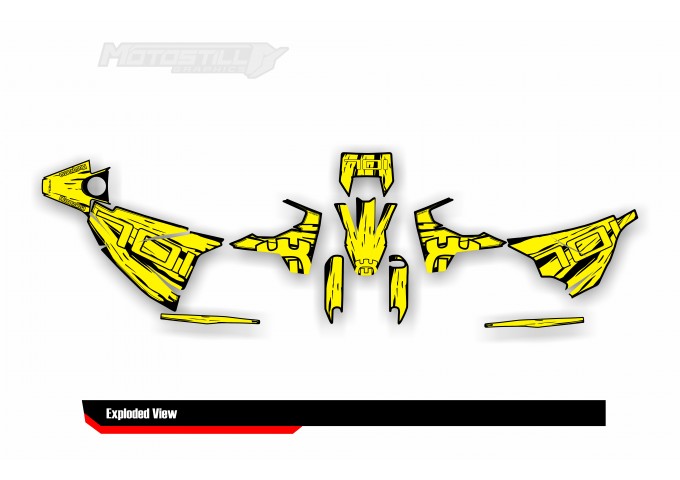 HUSQVARNA 701 GRAPHIC STICKER SET - DECAL KIT