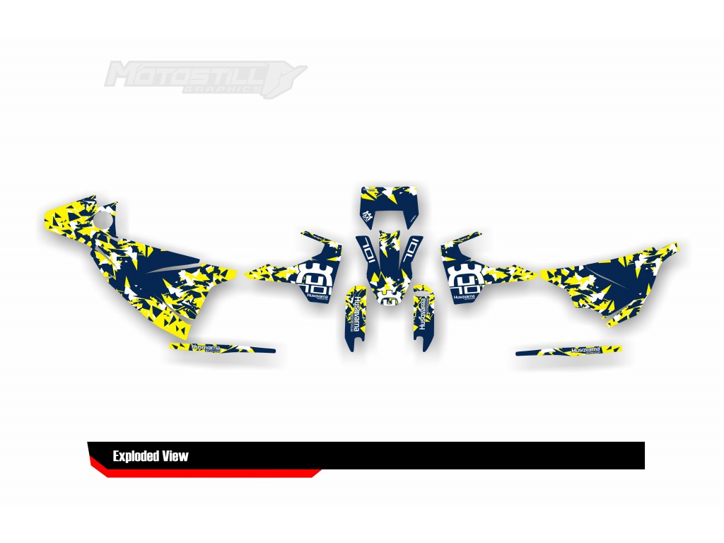 HUSQVARNA 701 GRAPHIC STICKER SET - DECAL KIT