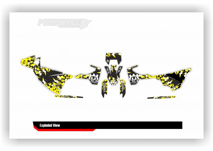 HUSQVARNA 701 GRAPHIC STICKER SET - DECAL KIT