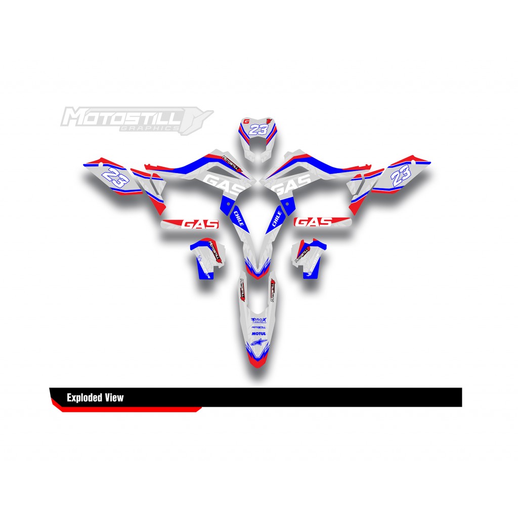 GAS GAS EC MC GRAPHIC SET - DECAL KIT