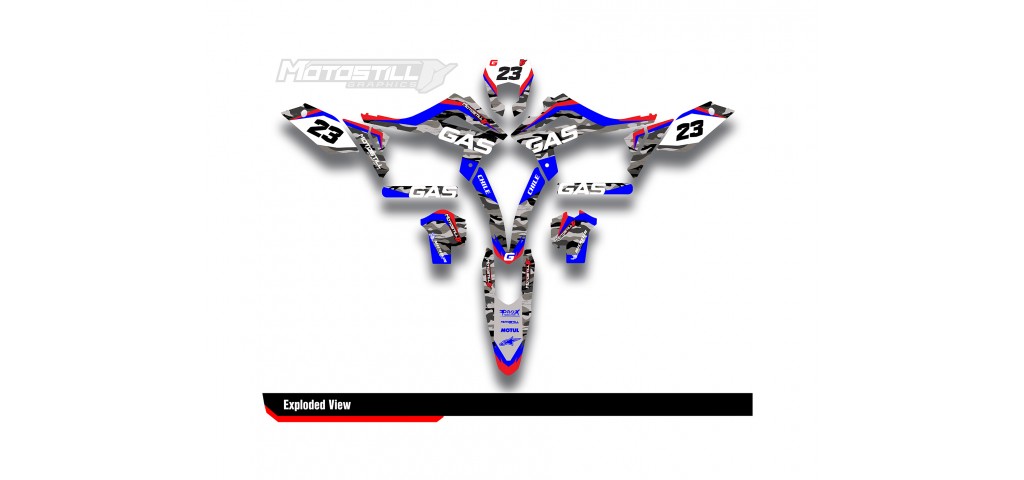 GAS GAS EC MC GRAPHIC SET - DECAL KIT
