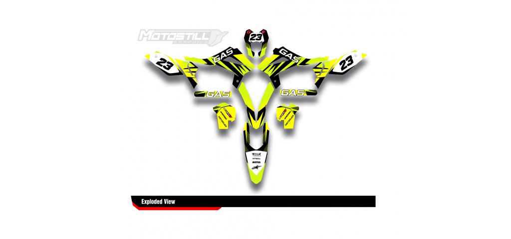GAS GAS EC MC GRAPHIC SET - DECAL KIT