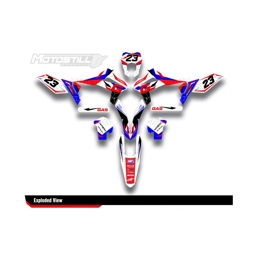 GAS GAS EC MC GRAPHIC SET - DECAL KIT