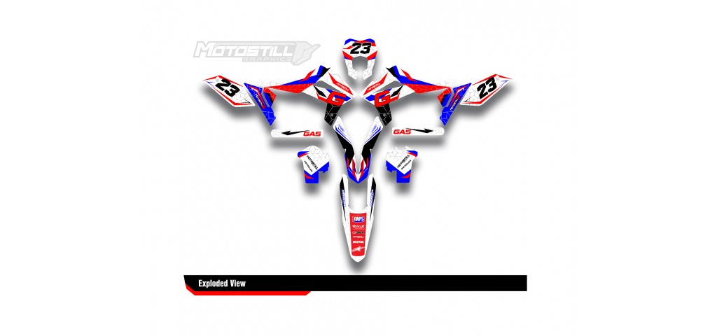 GAS GAS EC MC GRAPHIC SET - DECAL KIT