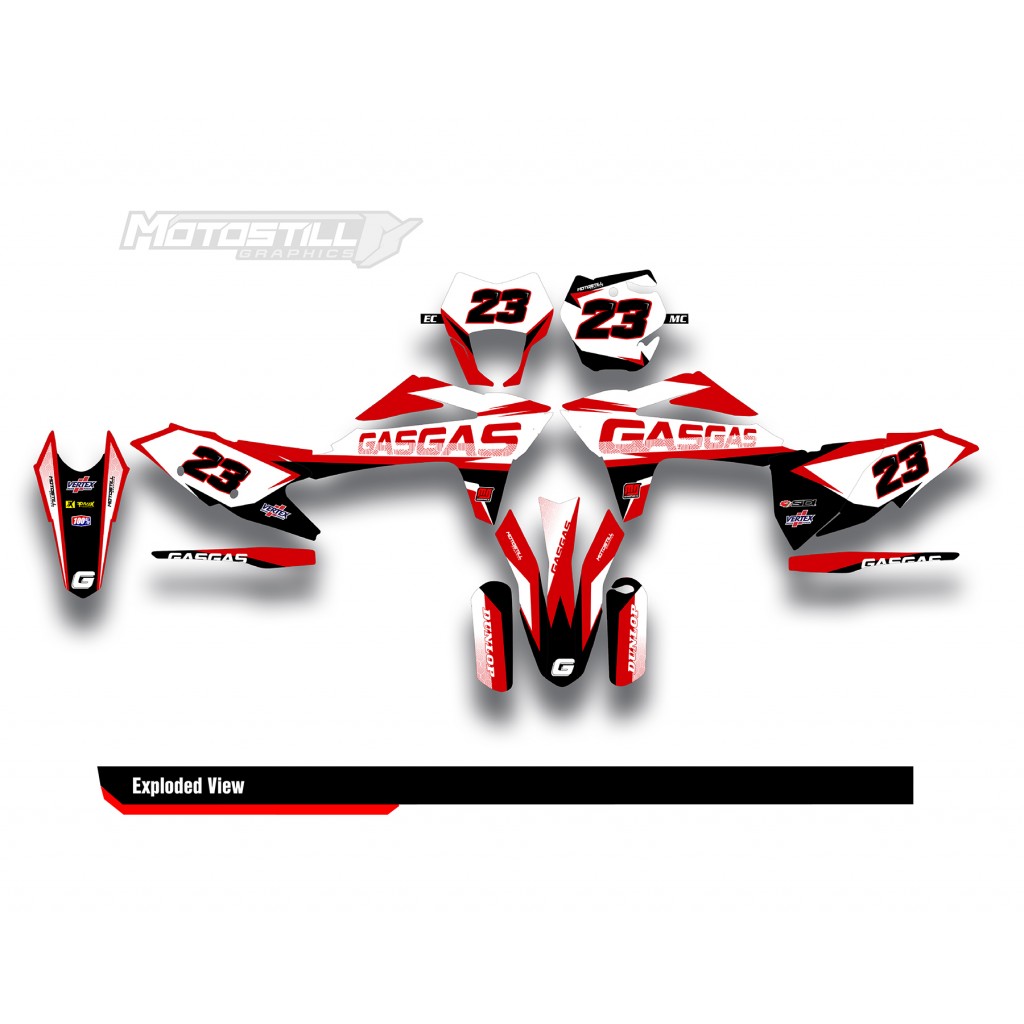GAS GAS EC MC GRAPHIC SET - DECAL KIT