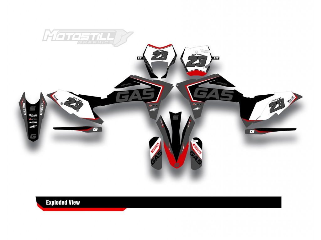 GAS GAS EC MC GRAPHIC SET - DECAL KIT