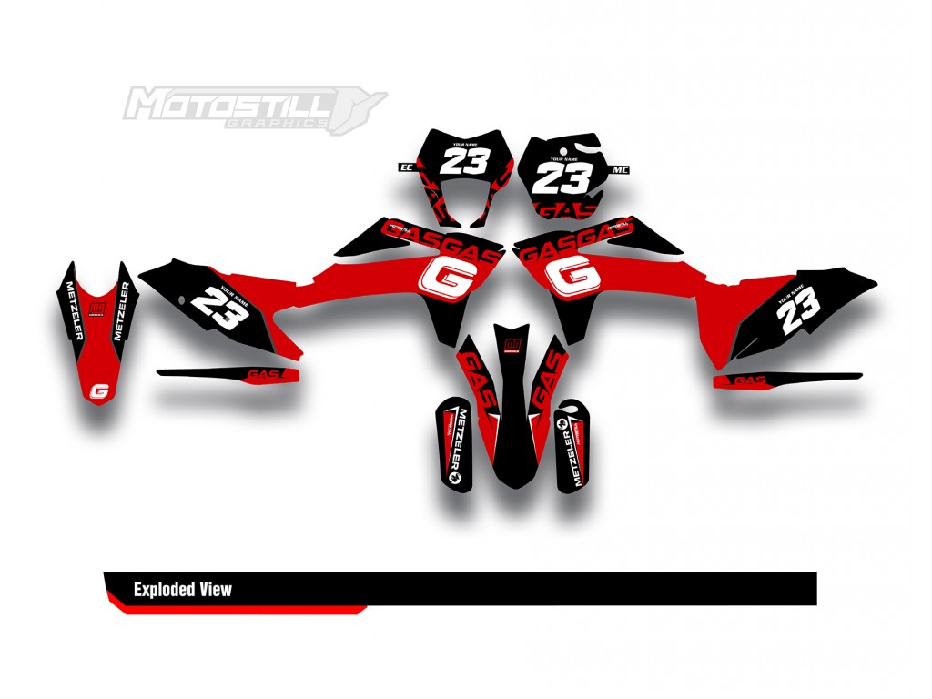 GAS GAS EC MC GRAPHIC SET - DECAL KIT
