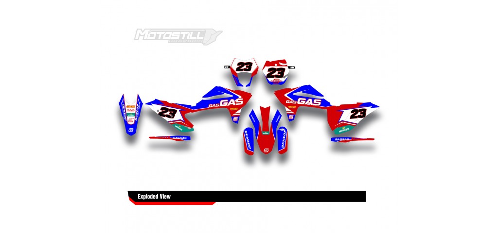 GAS GAS EC MC GRAPHIC SET - DECAL KIT