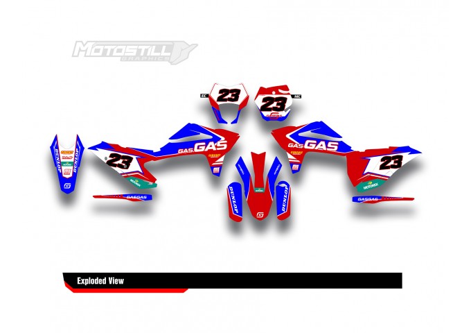 GAS GAS EC MC GRAPHIC SET - DECAL KIT