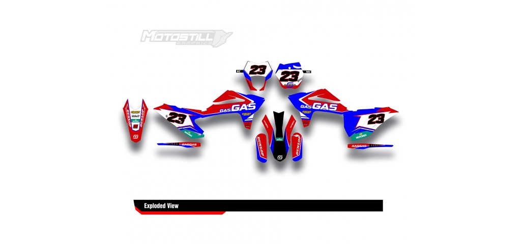 GAS GAS EC MC GRAPHIC SET - DECAL KIT