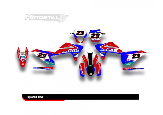GAS GAS EC MC GRAPHIC SET - DECAL KIT
