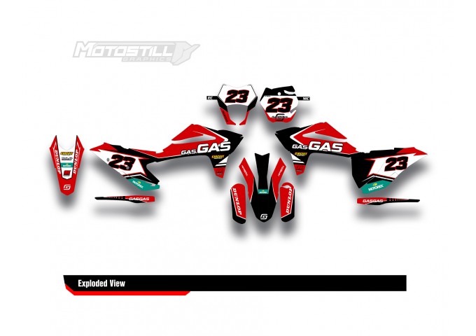 GAS GAS EC MC GRAPHIC SET - DECAL KIT