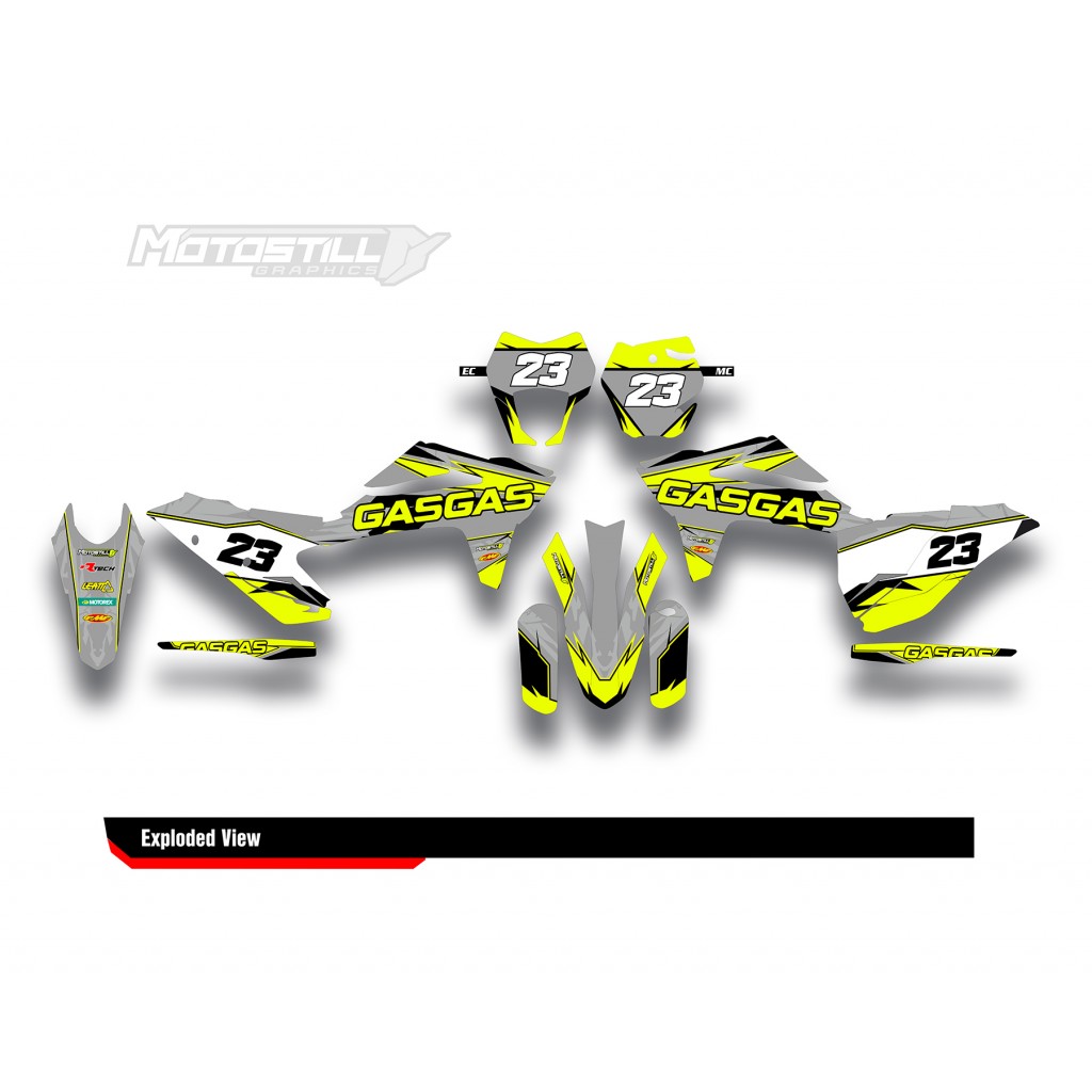 GAS GAS EC MC GRAPHIC SET - DECAL KIT