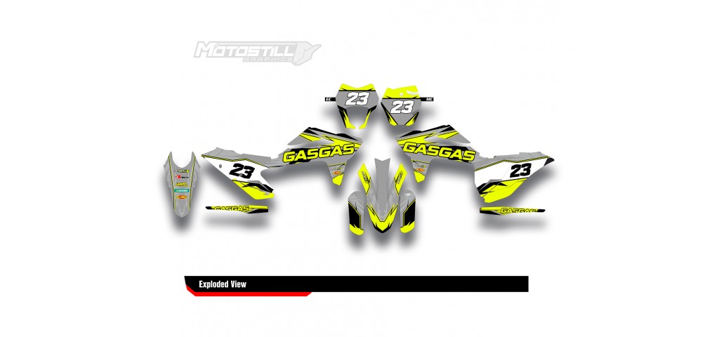 GAS GAS EC MC GRAPHIC SET - DECAL KIT