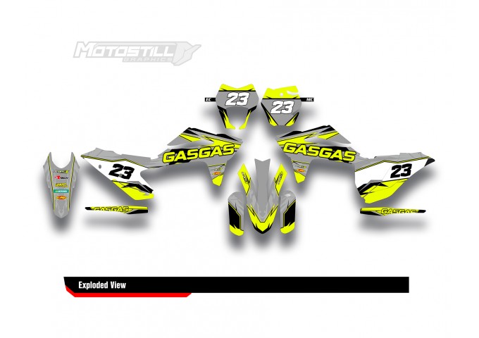 GAS GAS EC MC GRAPHIC SET - DECAL KIT