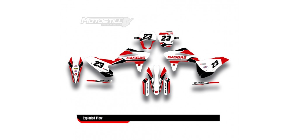 GAS GAS EC MC GRAPHIC SET - DECAL KIT