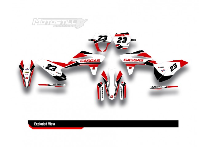 GAS GAS EC MC GRAPHIC SET - DECAL KIT