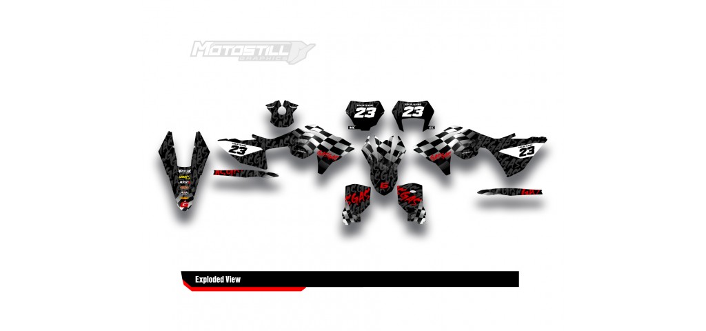 GAS GAS EC MC GRAPHIC SET - DECAL KIT