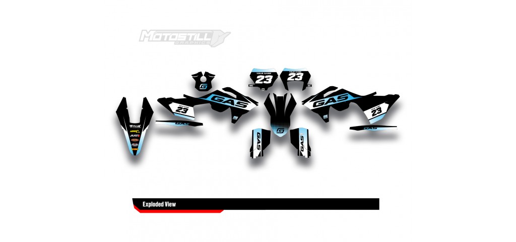 GAS GAS EC MC GRAPHIC SET - DECAL KIT