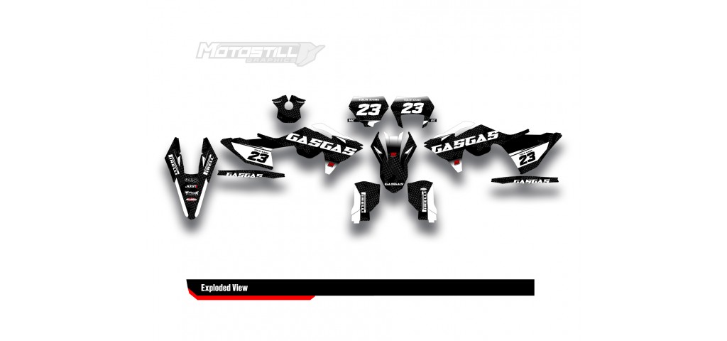 GAS GAS EC MC GRAPHIC SET - DECAL KIT