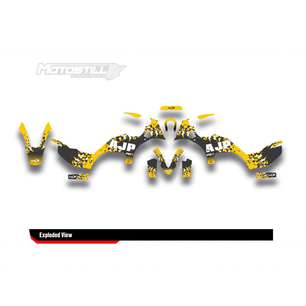 AJP PR 7 GRAPHIC STICKER KIT              