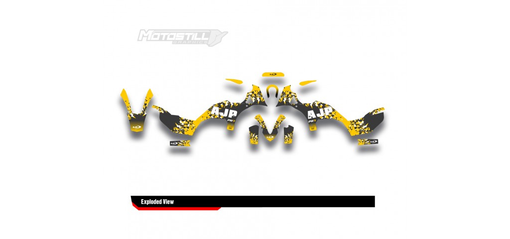 AJP PR 7 GRAPHIC STICKER KIT              