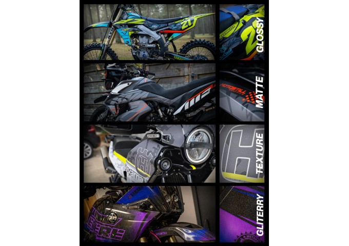 Yamaha T7 Tenere 700 Full Graphic Sticker Decal Wrap Kit Fits 