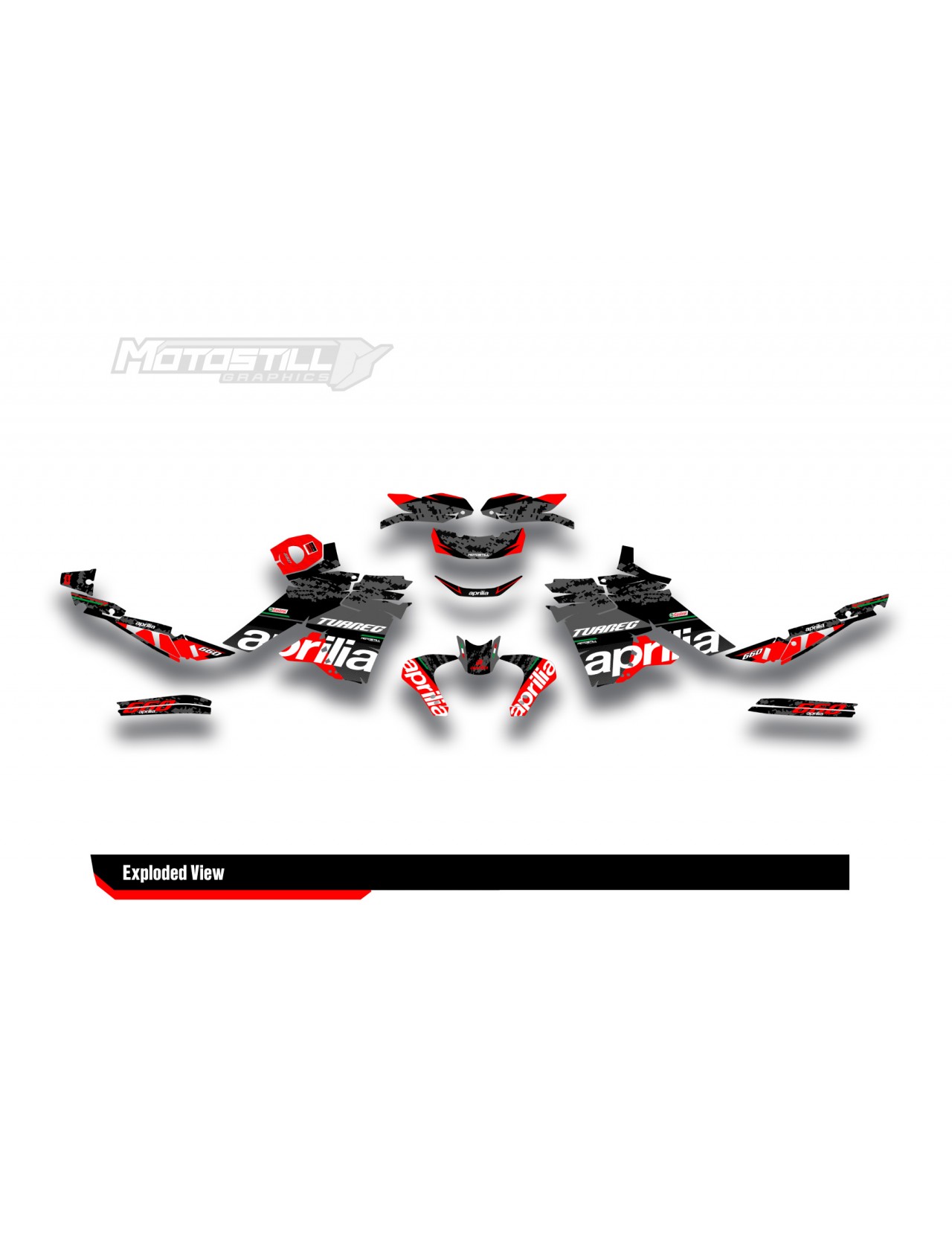 aprilia tuareg 660 sticker kit | aprilia tuareg 660 graphic kit ...